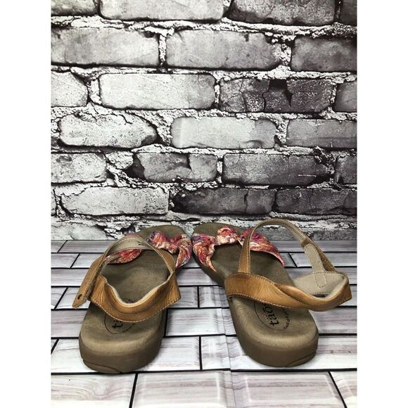 Taos Fabric Knot Ankle Strap Comfort Casual Sandals Women Sz 10M US/41 KNT-13537 - Picture 5 of 15